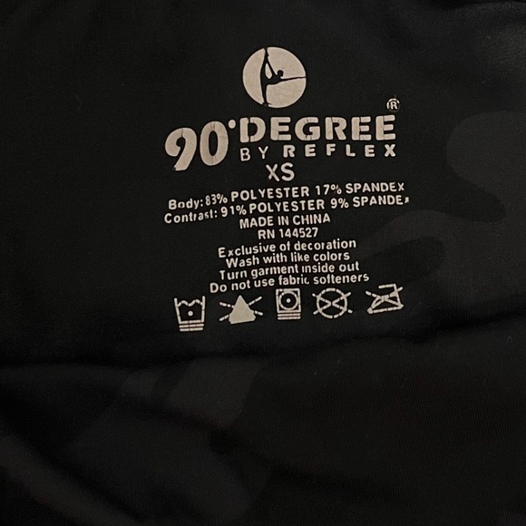 Black camo leggings (XS) 90 degrees by reflex - Picture 4 of 4